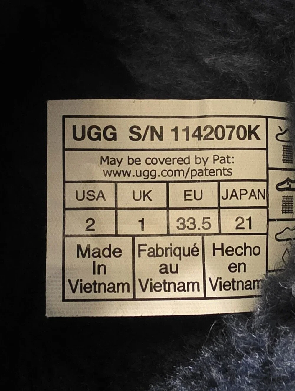 UGG Kids Plush Ankle Slippers - Blue with Tan Sole